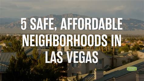 cheap but safe areas to live in las vegas